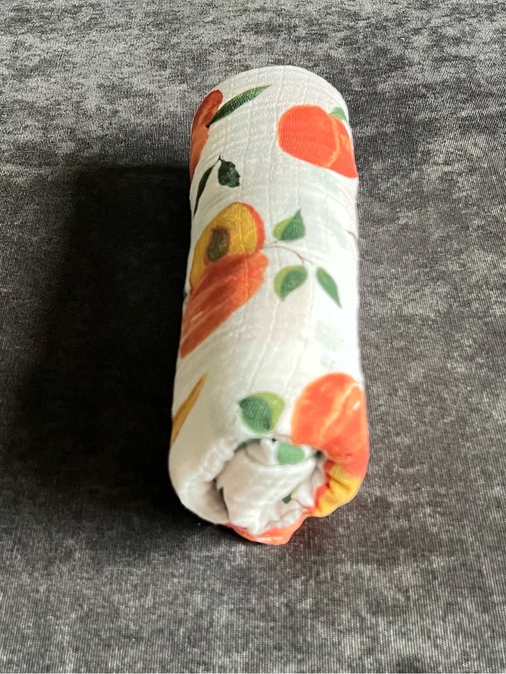 Red Rover Peach Muslin Swaddle Blanket